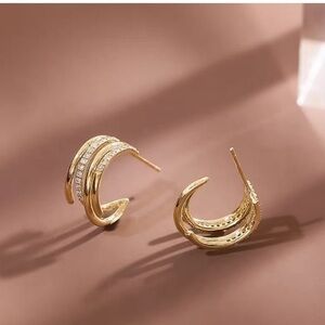 - 18K GP Hoops